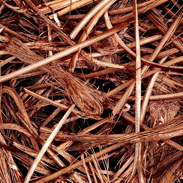Pile of copper wires.