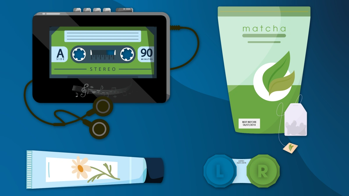 Illustration of different products.