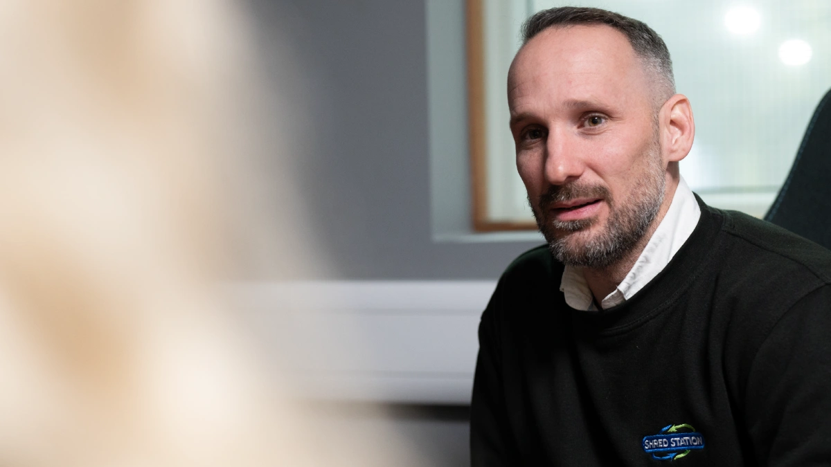 Kristian Carter, Commercial Director at Shred Station and Chair of the BSIA ID section.