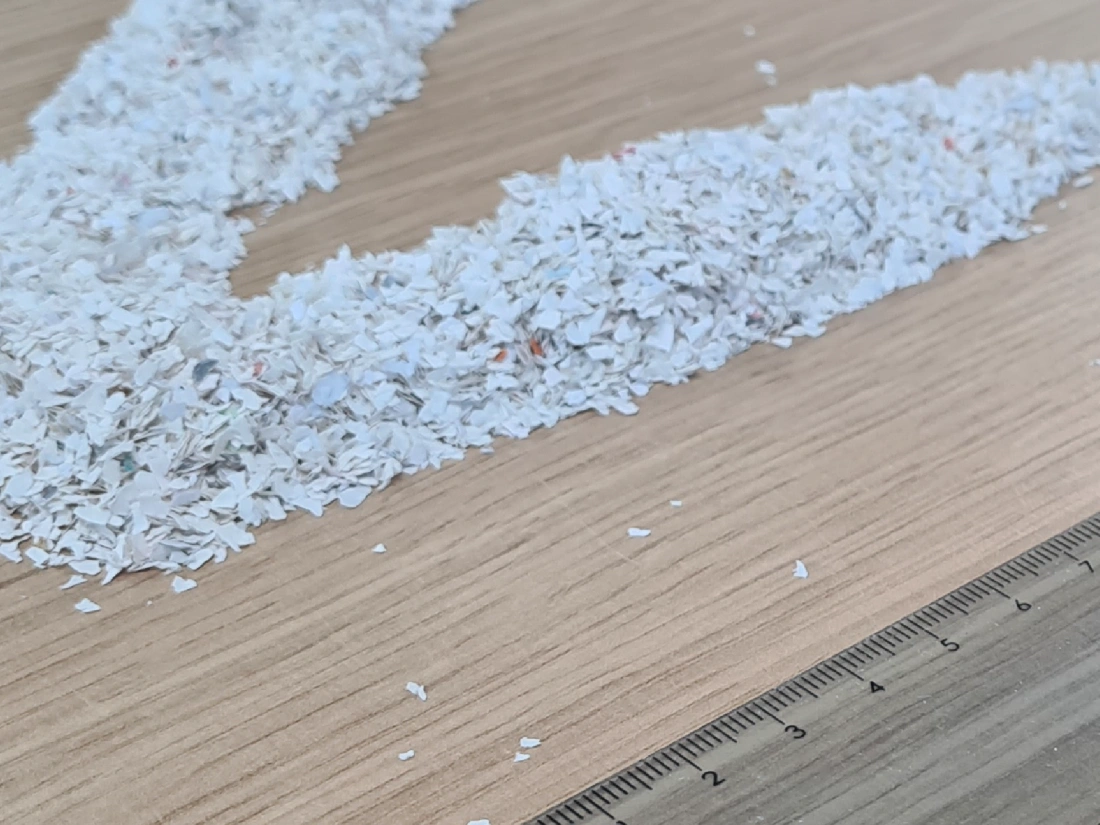 Granulated paperwork.