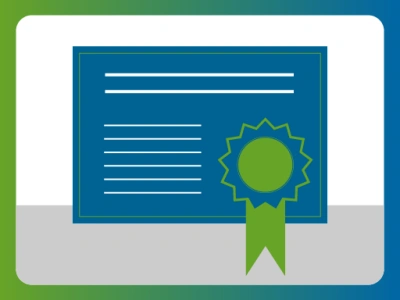 An illustration of a certificate.