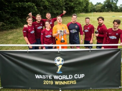 Shred Station's winning Waste World Cup team 2019.