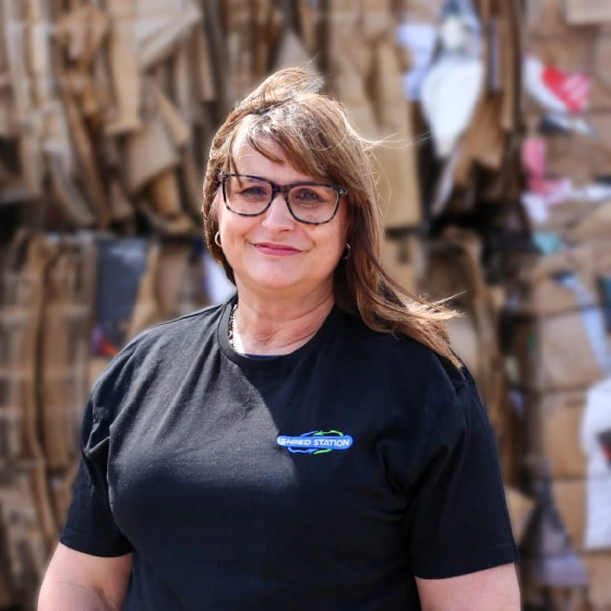 Janita Dye, Administrator at Shred Station.