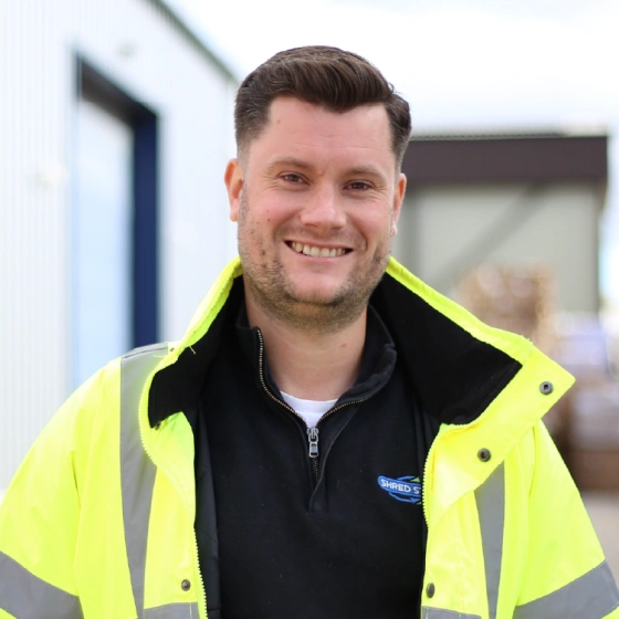 Oliver Grice, Operations Director at Shred Station.
