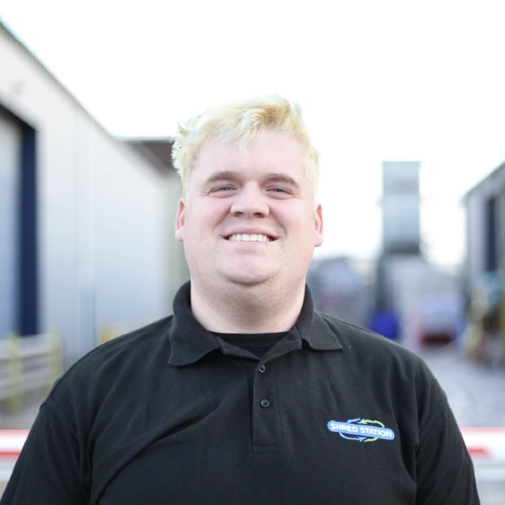 Oliver Wilcox, Customer Service Team Leader at Shred Station.