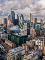 London skyline.