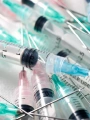 Syringes.