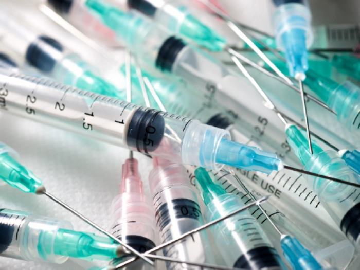 Syringes.
