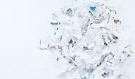 Shredded paper.