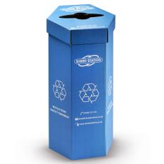 Hexagonal waste bin