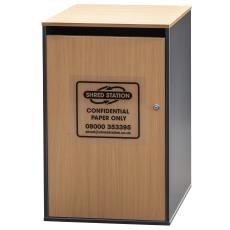 Confidential waste cabinet