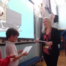 Presenting the prizes