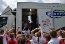 Mobile Shredding Demonstration at School