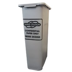 Desk side bin
