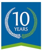 10th anniversary shredding logo