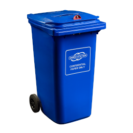 240L Confidential Waste bin to keep confidential materials secure