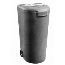 Confidential waste bin - 180 litre front