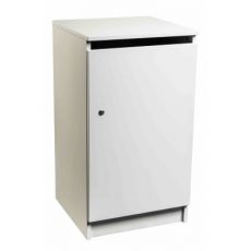 Confidential waste bin - white large sack cabinet