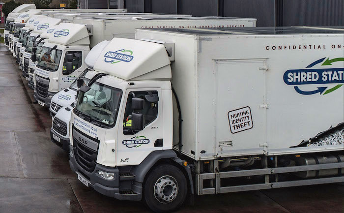 Shredding trucks