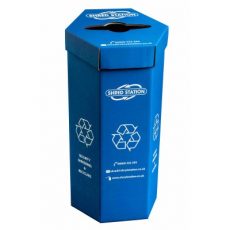 Confidential waste bin - cardboard bin bag holder