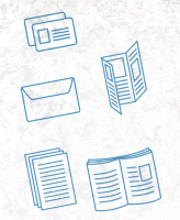 Image of different types of paper material that can be shredded