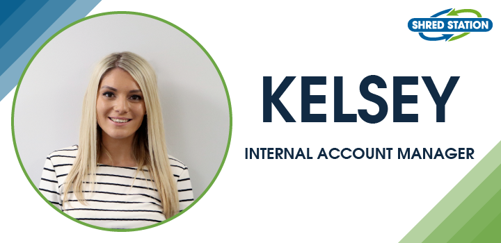 Image of Kelsey Evans, Internal Account Manager at Shred Station