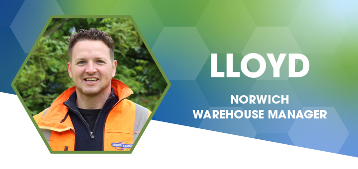 Image of Lloyd Quinton, Warehouse Manager at Shred Station Norwich