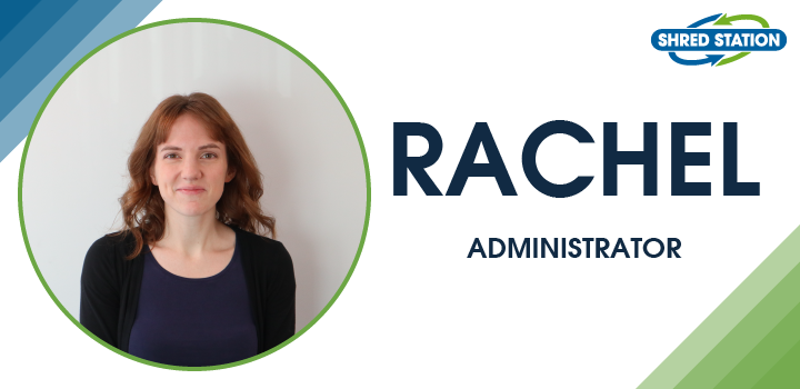 Rachel Lofthouse, accounts administrator at Shred Station Ltd - July 2020 Employee of the Month