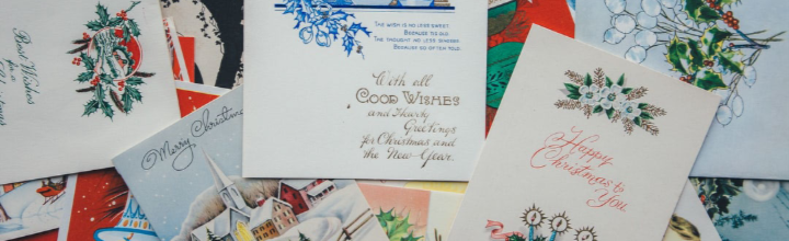 Image of old christmas cards