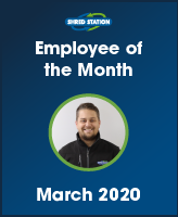 Image of Martin Emms, Shred Station's March 2020 Employee of the Month