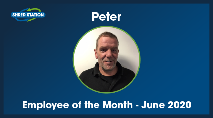 Image of Peter Crossley, Shred Station Employee of the Month June 2020