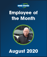 Image of Darren Richardson, Shred Station's Employee of the Month August 2020