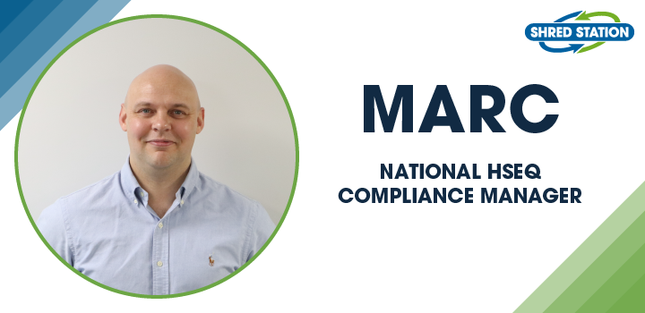 Image of Marc Smith, National HSEQ Compliance Manager at Shred Station