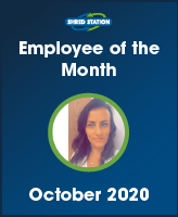 Image of Alex Ager, Shred Station's October 2020 Employee of the Month