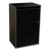 Large sack cabinet for securing confidential paperwork - Black - Shred Station