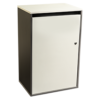 Large lockable sack cabinet to secure confidential waste - Grey - Shred Station