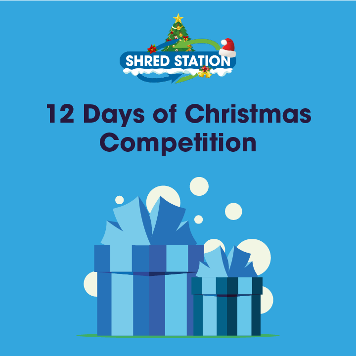 Image of Presents representing Shred Station's 12 Days of Christmas competition.
