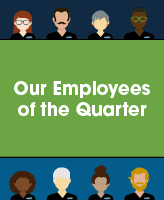 Our Employees of the Quarter, 2021.