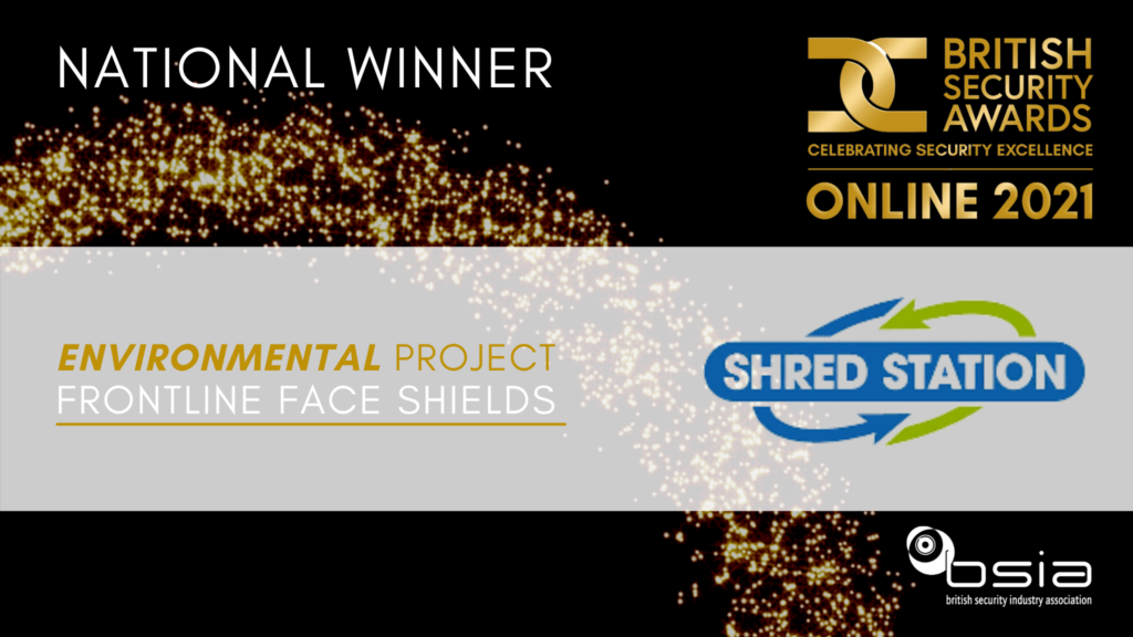 Shred Station wins Environmental Project of the Year award