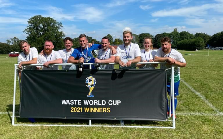 Shred Station's Winning Team at the 2021 Waste World Cup