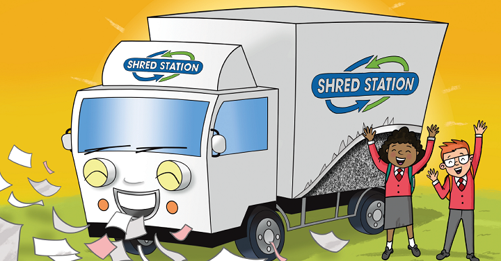 Simon Shred the shredding truck