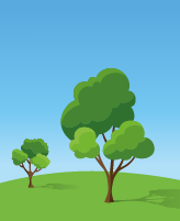 Illustration of trees