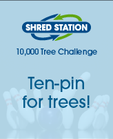 Ten-pin for trees