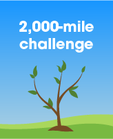 2,000-mile challenge