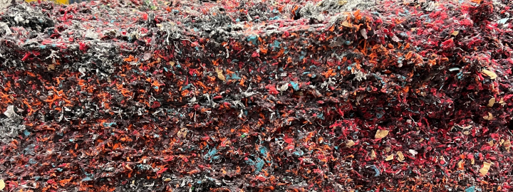 Image of shredded textiles