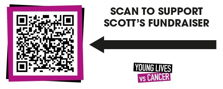 QR code to support Scott Taylor's Fundraiser