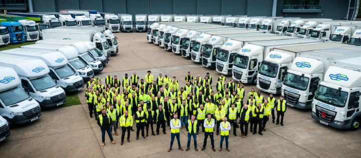 Shred Station staff and shredding trucks