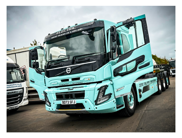 Image of a Volvo FMX Electric Truck