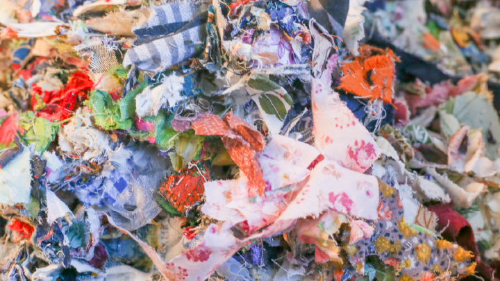 Image of shredded textiles