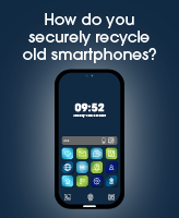 How do you securely recycle old smartphones?